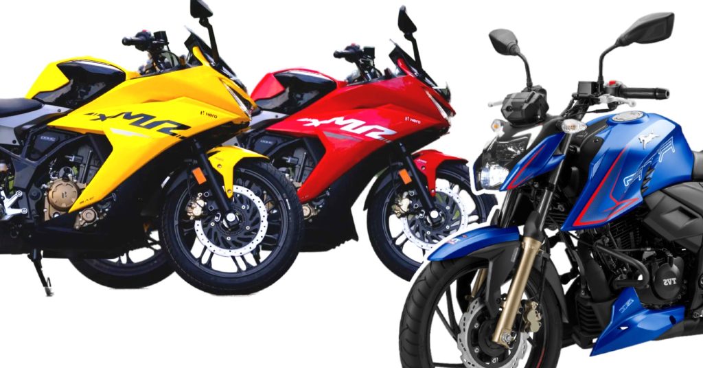 Apache RTR 200 4V vs Hero Karizma XMR 210, কিনবেন কোনটা? দাম ও ফিচার্স দেখে নিজেই বিচার করুন Apache RTR 200 4V vs Hero Karizma XMR 210, কিনবেন কোনটা? দাম ও ফিচার্স দেখে নিজেই বিচার করুন