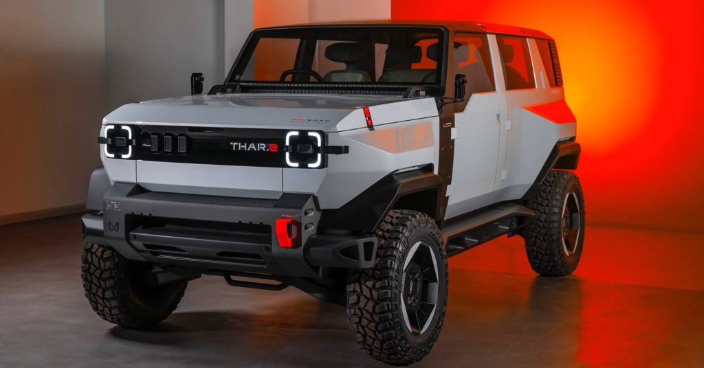 Mahindra Thar : বাজার কাঁপাতে আসছে মাহিন্দ্রা থারের ইলেকট্রিক অবতার! দেখে ঘুম উড়েছে মারুতির Mahindra Thar : বাজার কাঁপাতে আসছে মাহিন্দ্রা থারের ইলেকট্রিক অবতার! দেখে ঘুম উড়েছে মারুতির