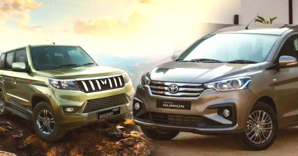 টয়োটার নতুন Rumion নাকি ড্যাশিং Mahindra বোলেরো, কোন গাড়িটা সেরা? তুলনা দেখে বুঝে নিন